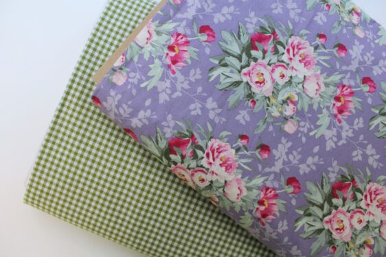 Tela "mini vichy verde DT" - Imagen 3