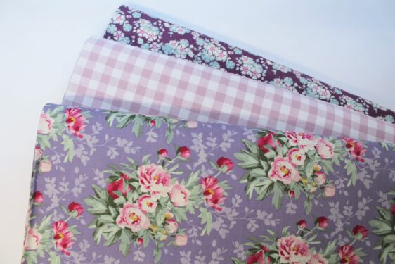 Tela "vichy lila" - Imagen 3