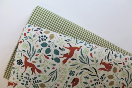 Tela "mini vichy verde DT" - Imagen 2