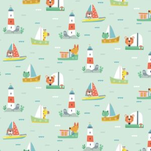 Tela "Dash Summer Boat"