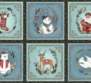 tela "christmas wreaths glad tidings we bring" (copia)