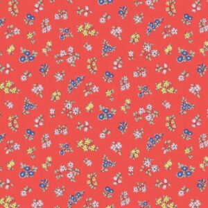 tela "posy sprig red" liberty fabrics