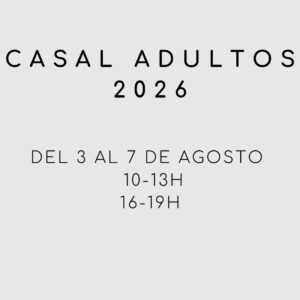 casal de costura adultos 4 al 8 agosto