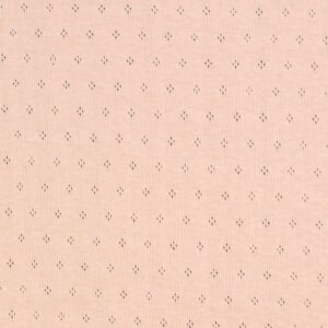 tela de punto calado pink rosa