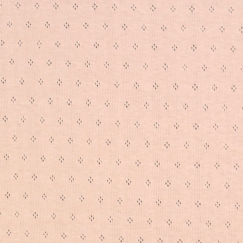 tela de punto calado pink rosa