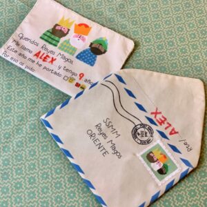 Panel lablu carta reyes magos - Panell carta reis mags