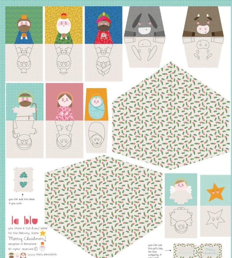 panel "pesebre de navidad"