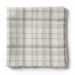 tela franela cuadro blanco