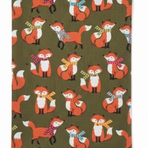 tela "zorros bufanda" retal 18cm