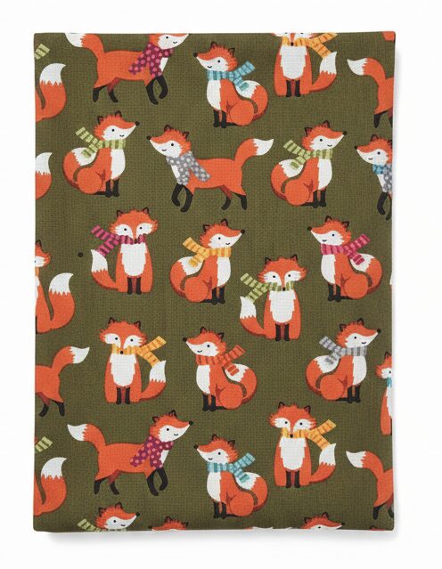 tela "zorros bufanda" retal 18cm